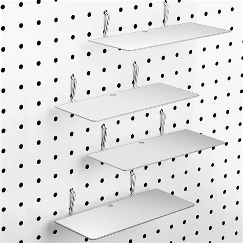 peg board metal shelf lip bracket|pegboard brackets and shelves small.